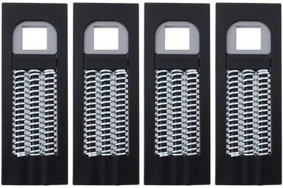 Dailygoods - Set van 4 Deurklink Veren voor uPVC Deurgrepen