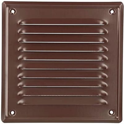 Ventilatierooster voor Open Haard - 165x165 mm Afvoerrooster voor Insectenbescherming