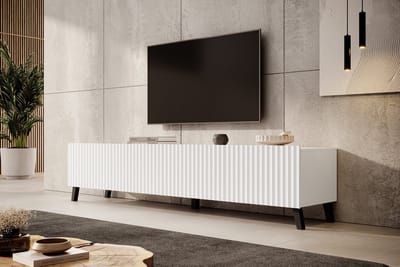 Meubella - TV-Meubel Pepinos 2 - Wit - 200 cm
