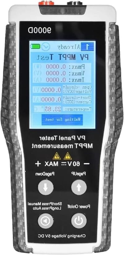Zonnepaneel Tester - PV Module Meter - Energie Meten - Max Vermogen Weergave - 800W - One Color
