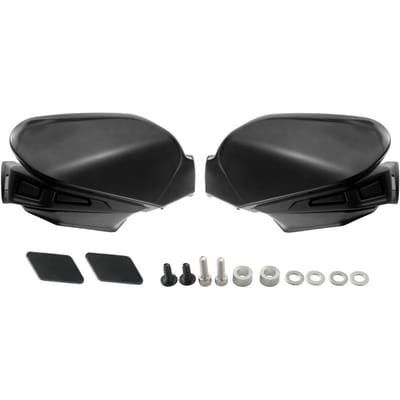 1 Paire de protège-mains de moto Protège-mains Protecteur de guidon Plastiques Déflecteur de vent Pare-brise 0 noir