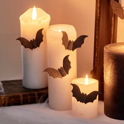 LOBERON Decoratiepin set van 4 Brynnach antiekzwart