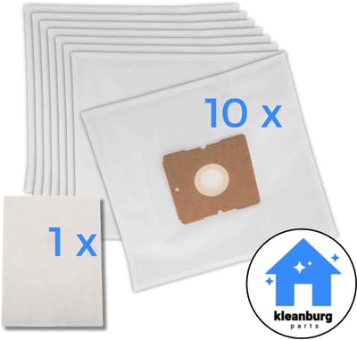 Kleanburg® - Geschikt voor Inventum - Tomado - Princess - PH95 - Stofzuigerzakken - 10 stuks