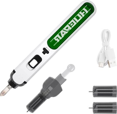 Draagbare draadloze soldeerbout - snel opwarmende soldeerbout - ingebouwde oplaadbare batterij - elektrisch soldeergereedschap - mini-formaat - led-koplamp - doe-het-zelf lassen.