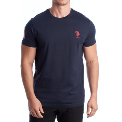 Herren-T-Shirt aus Baumwolle mit kurzen Ärmeln US42154027