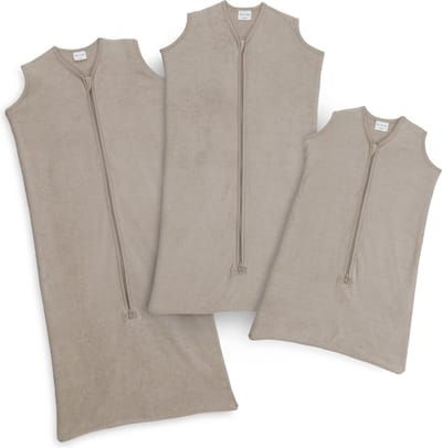 Mingle Moose-badstof-slaapzak- 70 cm- taupe