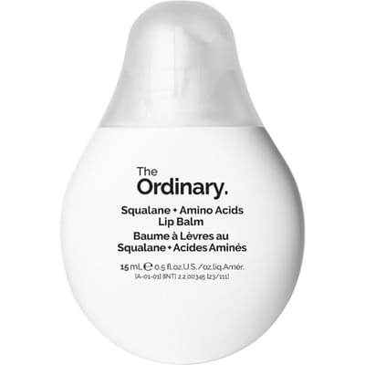 The Ordinary Squalane + Aminozuren Lippenbalsem - 15ml High-Performance Hydraterende Balsem voor Lippen, Ellebogen & Nagelriemen