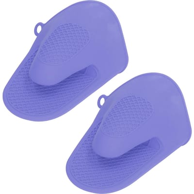 2 stuks Ovenwanten Mini Siliconen Verdikt Anti-verbranding Kookknijphandschoenen voor Keuken