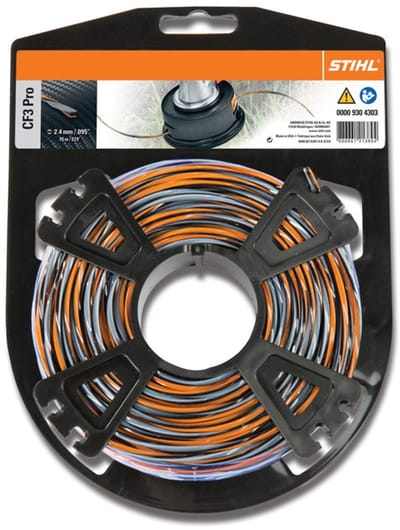 STIHL - CF3 Pro - 9304303 - maaidraad carbon 2,4 mm x 70 meter, kruisvormig