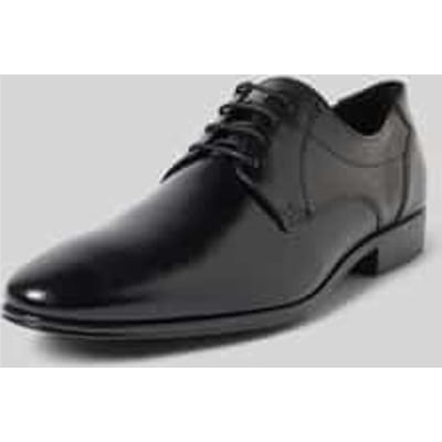 Leren derbyschoenen met siernaden, model 'CORE'