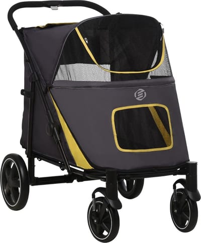 Equivera Hondenbuggy - Honden Buggy - Hondenbuggy's - Hondenbuggy All Terrain - Hondenbuggy Comfort - Hondenwagen - Kinderwagen voor Hond - Kinderwagen voor Honden