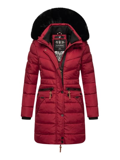 Navahoo Dames Winterjas Paula – Extra Warm, Waterafstotend & Met Afneembare Bontkraag