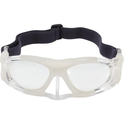 Lunettes de Sport d'Extérieur Résistantes aux Chocs Football Basketball Lunettes de Sécurité Anti-UV Anti-Explosion Lunettes de Sport Blanc blanc