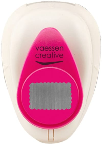 Vaessen Creative Pons - Figuurpons - Rechthoek - 0,9 x 1,4 cm