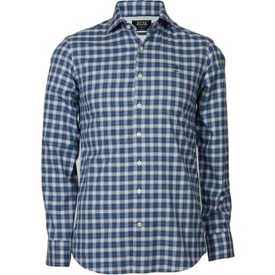 River Woods Cf Ls Capri Clr Shirt Blue Size: S | Casual Shirts Outlet | Heren | Blauw