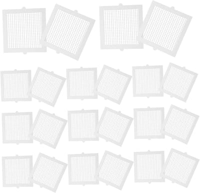 Afvoerputje Stickers - Haarvangers Douche - Verstopping Voorkomen - Wegwerp Gemak - 13.5x11 cm - Wit