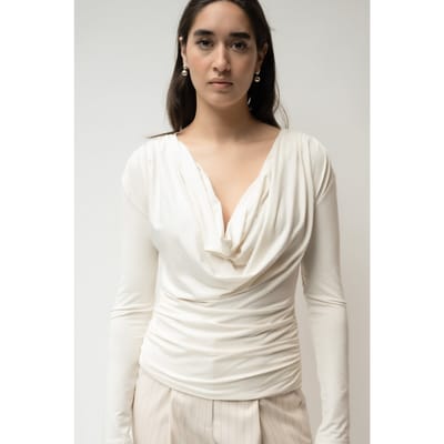 VIVEH Aludra Top Coconut Milk Größe: 36 | Longsleeves Outlet | Damen