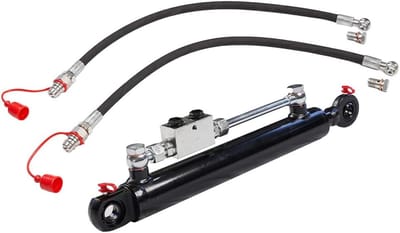 Hydraulische Topstang - Tractor Onderdeel - Landbouw Werk - Vergrendelblok Inclusief - 41-61cm - Zwart