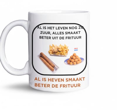 Nevolis® | Koffiemok 330ml met Uniek Design | Ontwerp Jouw Eigen Mok | Handgemaakt Cadeau voor Koffieliefhebbers | Gepersonaliseerd op Aanvraag | Enkel of Grote Bestelling