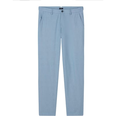 OLYMP Chino, Tapered Fit, Bleu
