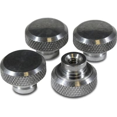 Hammond Electronics 1421C Vleugelmoer Aluminium Natuur 4 stuk(s)