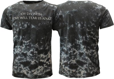 Joy Division Love Will Tear Us Apart Dip Dye T-Shirt - Officiële Merchandise - L