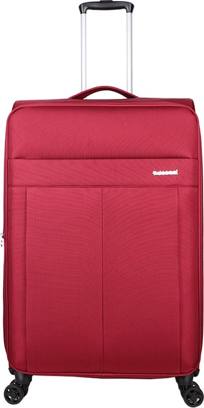 Decent D-UPRIGHT Grote maat koffer 76x46x32 – Reiskoffer met wielen - Lichtgewicht koffer – Reiskoffer groot - Veilig TSA Cijferslot – Spinner uitbreidbaar trolley - Rood