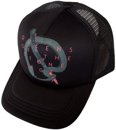 Queens Of The Stone Age - Q Emblem Trucker pet - Zwart
