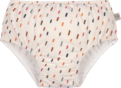 Lässig Zwembroekje met luier Splash & Fun - Strepen Offwhite/multi maat 74-80cm