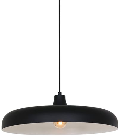 Hanglamp Krisip 2677ZW Zwart - Design, In hoogte verstelbaar bij installatie, Kunststof/Metaal, E27 fitting, Steinhauer
