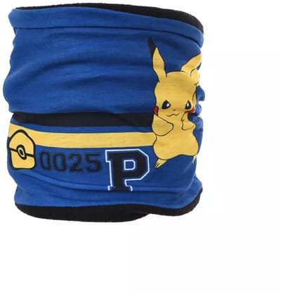 Pokémon Colsjaal – Blauw/Zwart – Pikachu – Met Fleecevoering – One Size
