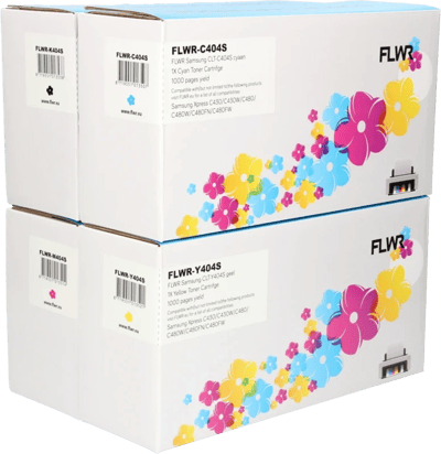 FLWR - Toners / Samsung CLT-P404C Multipack / zwart en kleur / Geschikt voor Samsung