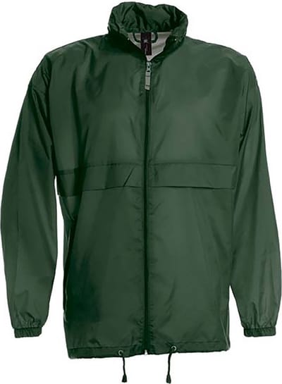 B&C Sirocco Heren Lichte Jas / Heren Jassen (Donker groen)