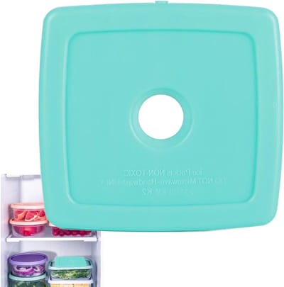 Ijspakketten Lunchbox - Herbruikbare Koelpacks - Bederfelijke Waren Koel Houden - Lekvrij Ontwerp - 13x13x2 cm - Mint Groen