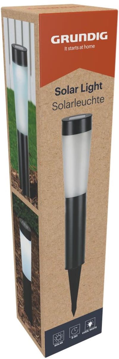 Solar light big D7,5x56cm blac