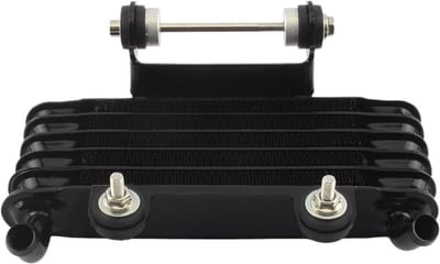 Motorolie Koeler - Olieradiator Motor - Motorprestaties Verbeteren - Efficiënte Warmteafvoer - Universeel - Zilver
