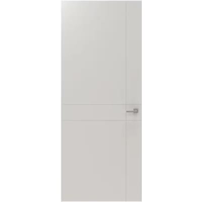Cando Binnendeur Board Line Ga02 - Signaalwit - Gelakt - Stomp - Rechts - 73x201,5cm