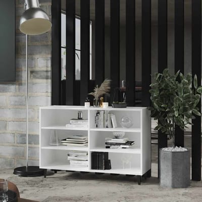 vidaXL - Dressoir - 103,5x35x70 - cm - spaanplaat - wit