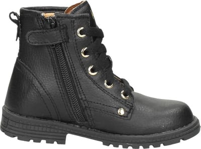 KEQ Veterschoen hoog Veterschoen hoog - Zwart - Maat 26