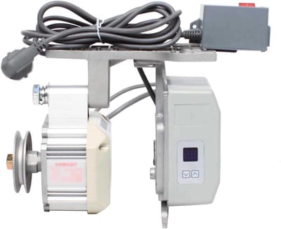 Naaimachine Motor - Industriële Motor - Naaiwerk Uitvoeren - Energiebesparend Ontwerp - 550 W - Grijs Zilver