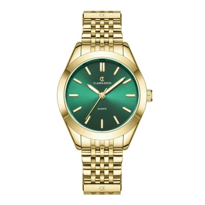 CK Legacy – Gold with Green Dial - ClaudiaKoch Watches CK 4361
