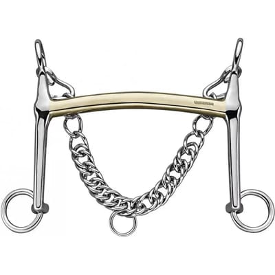 Sprenger L´hotte 14 Mm Double Halter Paard Bit Zilver 12.5 cm