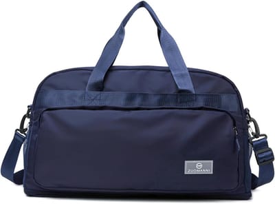 SnelShoppen - Vrouwelijke Grote Sporttas Verstelbaar van 37.7L tot 50.7L Waterdichte Weekend Reistas met Schoencompartiment voor Fitness en Gym - Donk