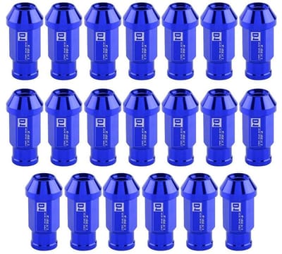 Aluminium Auto Banden Schroeven, 20 Stuks Wielmoeren voor Beveiliging Racing Wielen M12 X 1.5 / M12 X 1.25, Duurzaam en Betrouwbaar