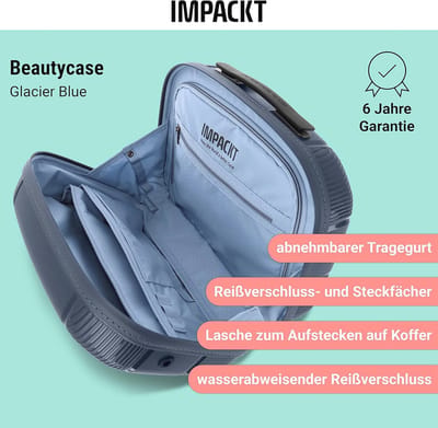 Duurzame cosmeticakoffer en handbagage van gerecycled materiaal - 40 cm, 1,5 kg, 22 liter