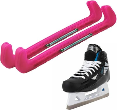 Schaatsbeschermers - Schoenhoezen - Schaatsen Beschermen - Verstelbare Lengte - 31 cm - Hot Pink