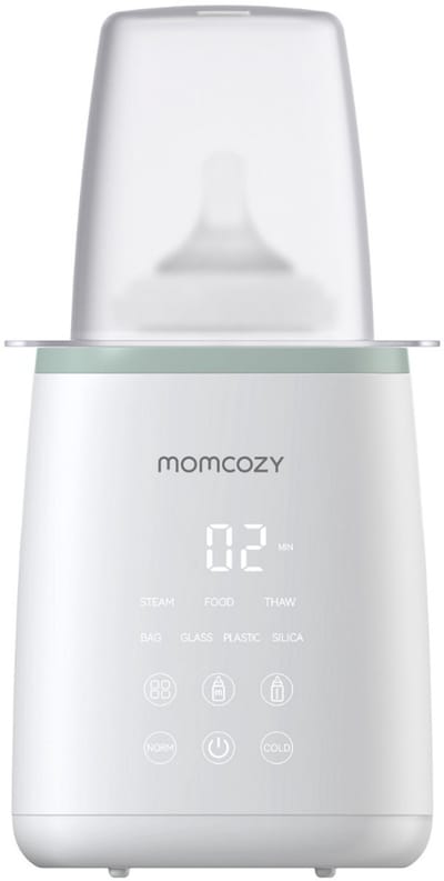Momcozy Flessenwarmer 6-in-1 – Melk & Babyvoeding – 24u Warmhouden – Voor Flessen, Potjes & Zakjes