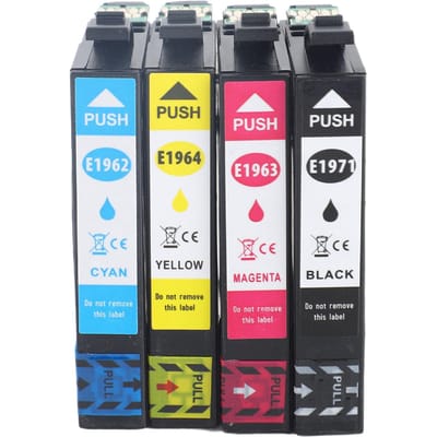 4 Kleuren Inktpatroon Inkjet Printer Patroon Vervanging voor Expression Zwart Cyaan Magenta Geel