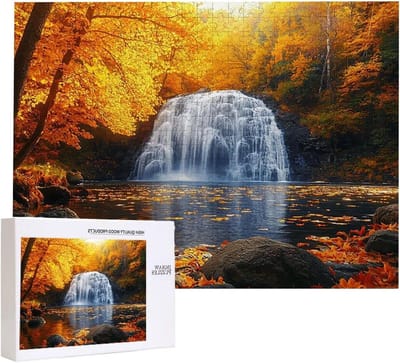 Legpuzzel 3000 stukjes - Familiepuzzel - Ontspannende hobby - Natuurlijk hout materiaal - 122 x 80 cm - Herfstbos