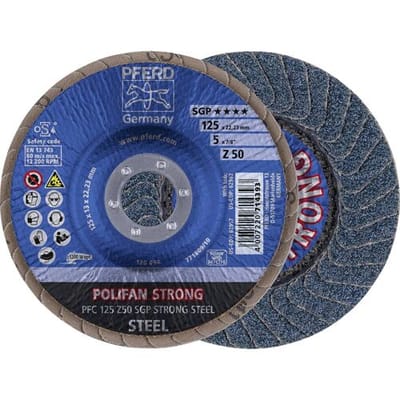 PFERD TOOLS 67788125 Z Sgp Strong Steel Lamellenschijf Diameter 125 mm Korrelgrootte (num) 50 10 stuk(s)